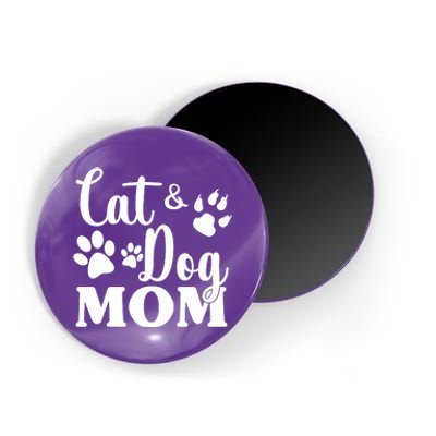 Cat And Dog Mom Animal Lover Magnet