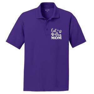 Cat And Dog Mom Animal Lover PosiCharge RacerMesh Polo