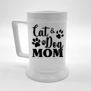 Cat And Dog Mom Animal Lover Beer Stein