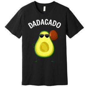 Cute Avocado Design For Dad  Fruit Avocado Pear Lovers Premium T-Shirt