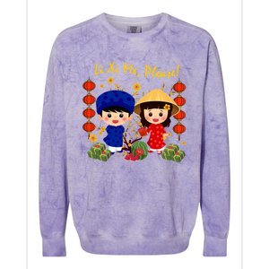 Cute Ao Dai Viet Nam Vietnamese New Year Li Xi Me Gift Colorblast Crewneck Sweatshirt