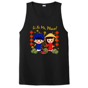 Cute Ao Dai Viet Nam Vietnamese New Year Li Xi Me Gift PosiCharge Competitor Tank