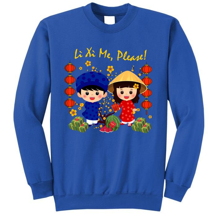 Cute Ao Dai Viet Nam Vietnamese New Year Li Xi Me Gift Sweatshirt