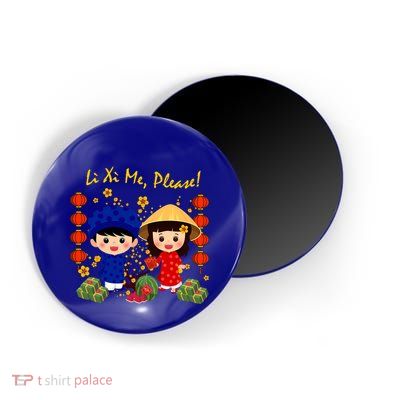 Cute Ao Dai Viet Nam Vietnamese New Year Li Xi Me Gift Magnet