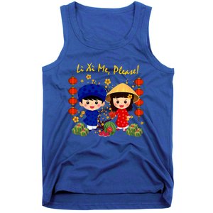 Cute Ao Dai Viet Nam Vietnamese New Year Li Xi Me Gift Tank Top