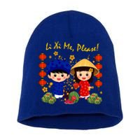 Cute Ao Dai Viet Nam Vietnamese New Year Li Xi Me Gift Short Acrylic Beanie