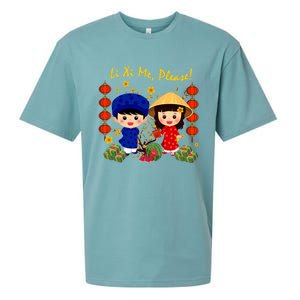 Cute Ao Dai Viet Nam Vietnamese New Year Li Xi Me Gift Sueded Cloud Jersey T-Shirt