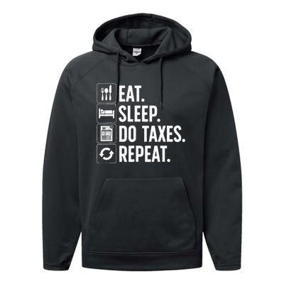 Cute Accountant Design For Women Accountant Accounting Performance Fleece Hoodie