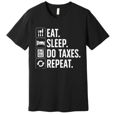 Cute Accountant Design For Women Accountant Accounting Premium T-Shirt