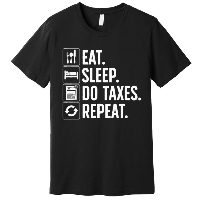 Cute Accountant Design For Women Accountant Accounting Premium T-Shirt