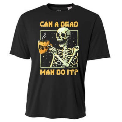 Can A Dead Man Do It Funny Halloween Aba Behavior Analysis Cooling Performance Crew T-Shirt