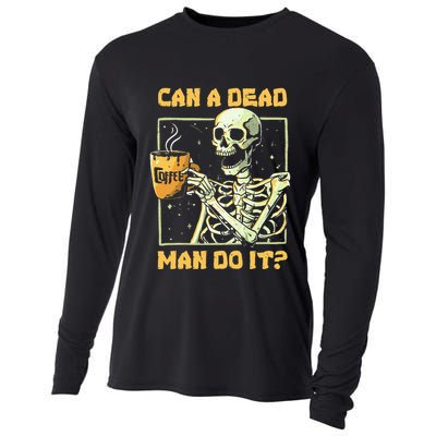 Can A Dead Man Do It Funny Halloween Aba Behavior Analysis Cooling Performance Long Sleeve Crew