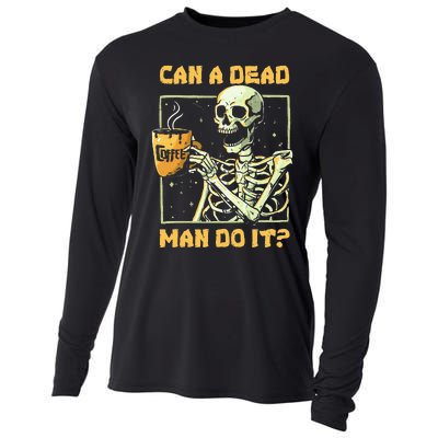 Can A Dead Man Do It Funny Halloween Aba Behavior Analysis Cooling Performance Long Sleeve Crew