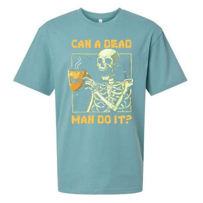 Can A Dead Man Do It Funny Halloween Aba Behavior Analysis Sueded Cloud Jersey T-Shirt