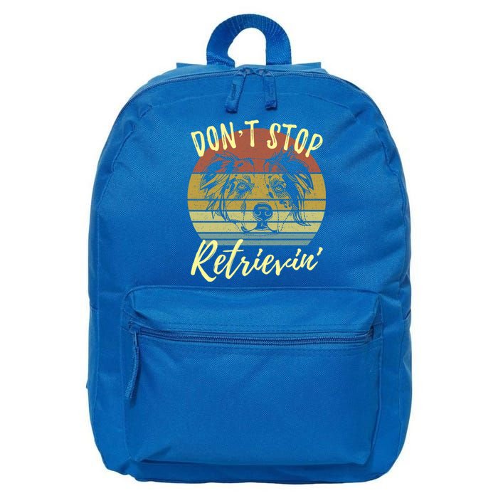 Cute Aussie Dont Stop Retrievin Australian Shepherd Lovers Gift 16 in Basic Backpack