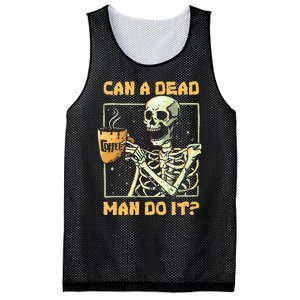 Can A Dead Man Do It Funny Halloween ABA Behavior Analysis Mesh Reversible Basketball Jersey Tank