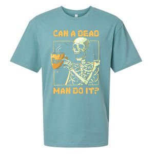 Can A Dead Man Do It Funny Halloween ABA Behavior Analysis Sueded Cloud Jersey T-Shirt