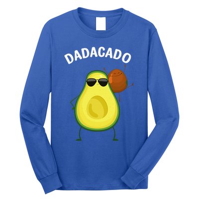 Cute Avocado Design For Dad Fruit Avocado Pear Lovers Long Sleeve Shirt