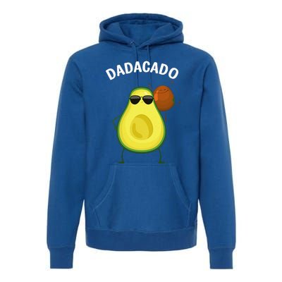 Cute Avocado Design For Dad Fruit Avocado Pear Lovers Premium Hoodie