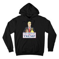 Cats And Ducks For Trump 2024 Kittens And Ducks For Trump Hoodie