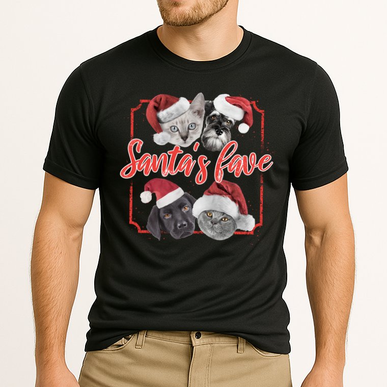 Cats And Dogs Santa's Love Cooling Performance Crew T-Shirt