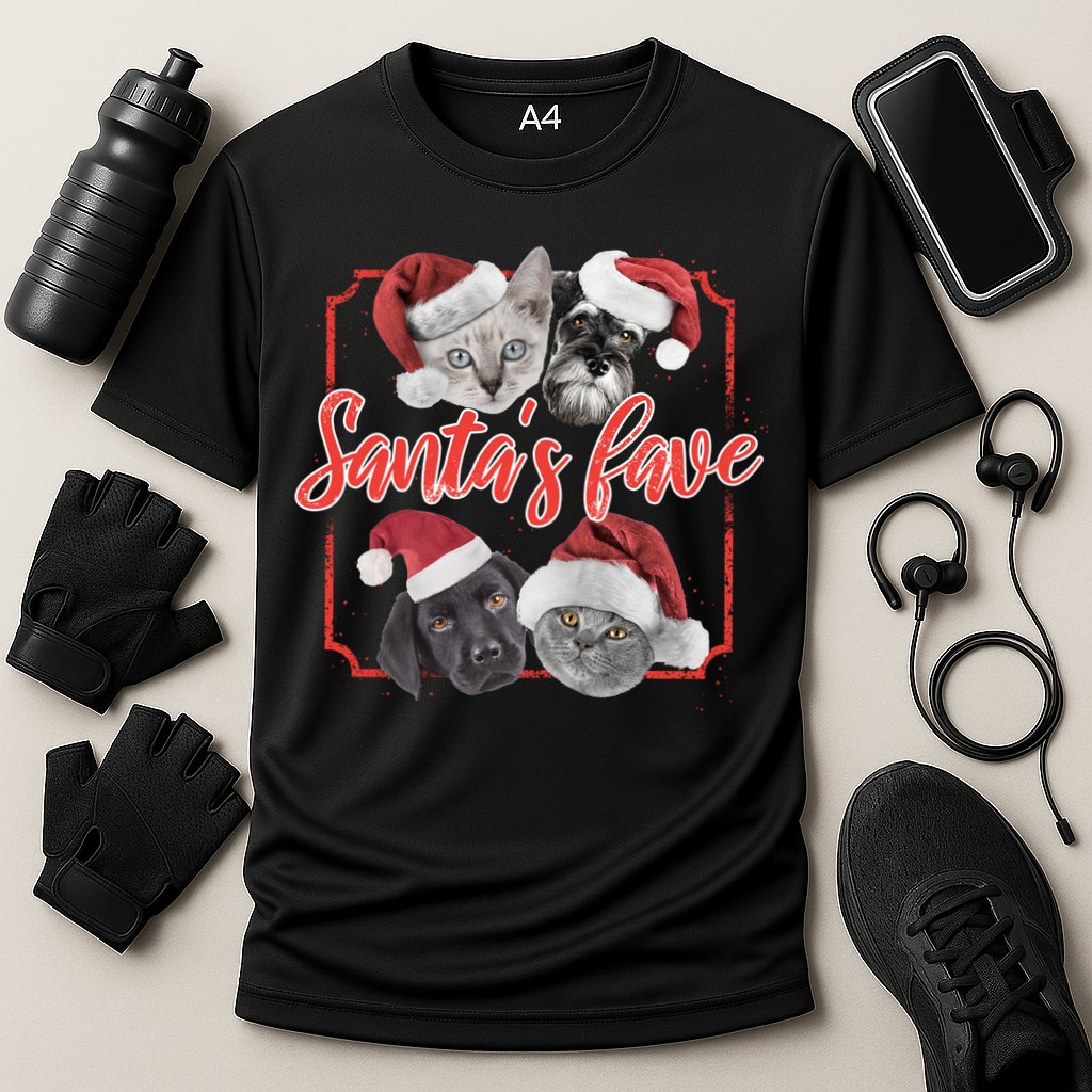 Cats And Dogs Santa's Love Cooling Performance Crew T-Shirt