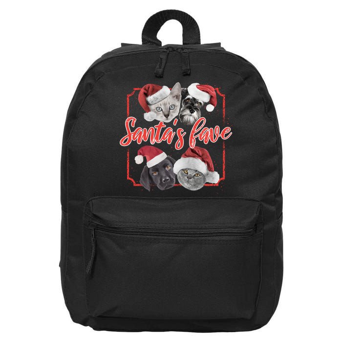 Cats And Dogs Santa's Love 16 in Basic Backpack
