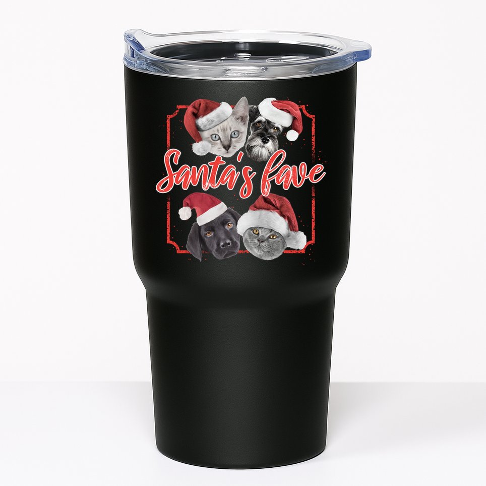 Cats And Dogs Santa's Love Tumbler