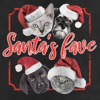Cats And Dogs Santa's Love Trucker Hat