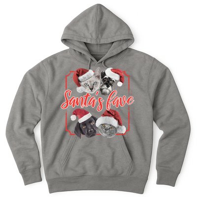 Cats And Dogs Santa's Love Hoodie