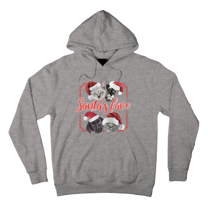 Cats And Dogs Santa's Love Hoodie