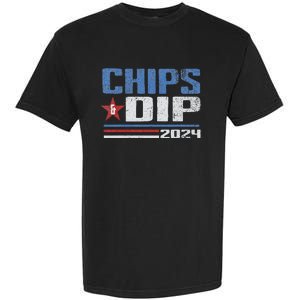 Chips And Dip 2024 Election Parody Garment-Dyed Heavyweight T-Shirt