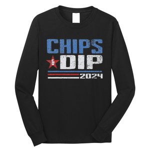 Chips And Dip 2024 Election Parody Long Sleeve Shirt