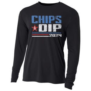 Chips And Dip 2024 Election Parody Cooling Performance Long Sleeve Crew