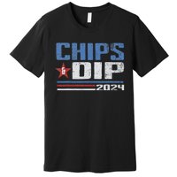 Chips And Dip 2024 Election Parody Premium T-Shirt