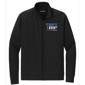 Chips And Dip 2024 Election Parody Stretch Full-Zip Cadet Jacket