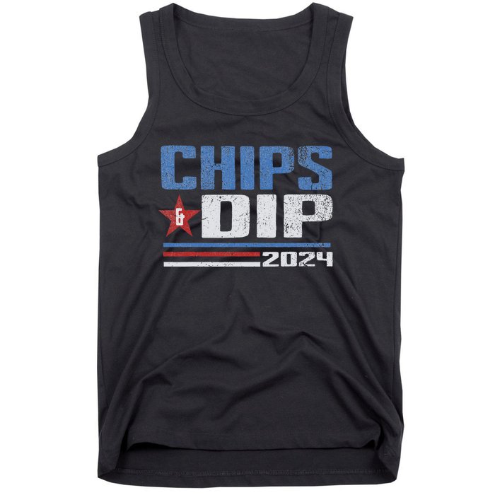 Chips And Dip 2024 Election Parody Tank Top