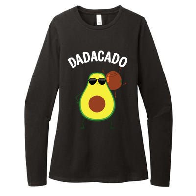 Cute Avocado Design For Dad Fruit Avocado Pear Lovers Womens CVC Long Sleeve Shirt