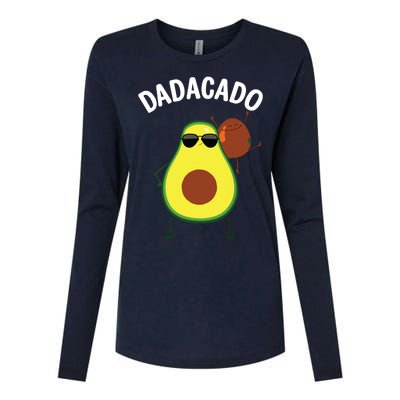 Cute Avocado Design For Dad Fruit Avocado Pear Lovers Womens Cotton Relaxed Long Sleeve T-Shirt