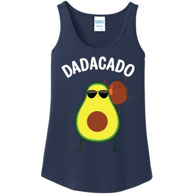 Cute Avocado Design For Dad Fruit Avocado Pear Lovers Ladies Essential Tank