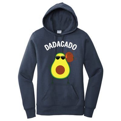 Cute Avocado Design For Dad Fruit Avocado Pear Lovers Women's Pullover Hoodie