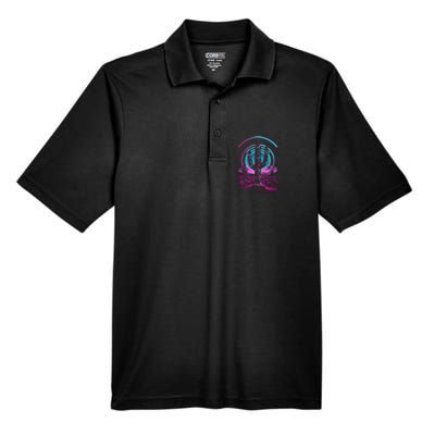 Cool Artsy Desert Cactus Men's Origin Performance Pique Polo