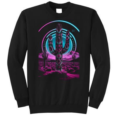 Cool Artsy Desert Cactus Sweatshirt