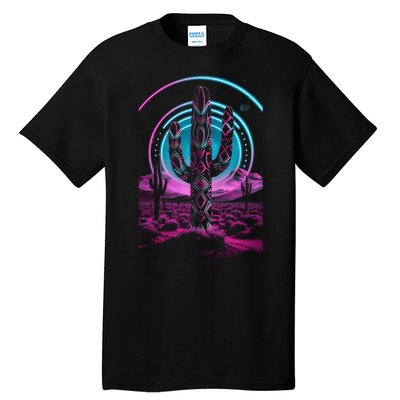 Cool Artsy Desert Cactus Tall T-Shirt