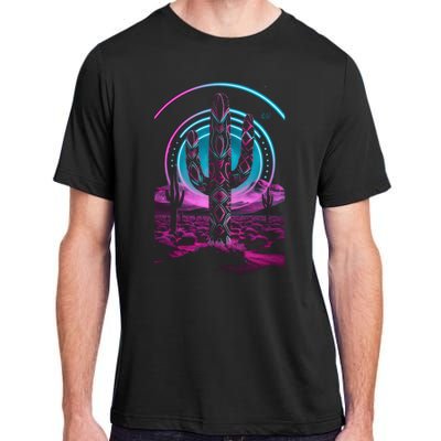 Cool Artsy Desert Cactus Adult ChromaSoft Performance T-Shirt