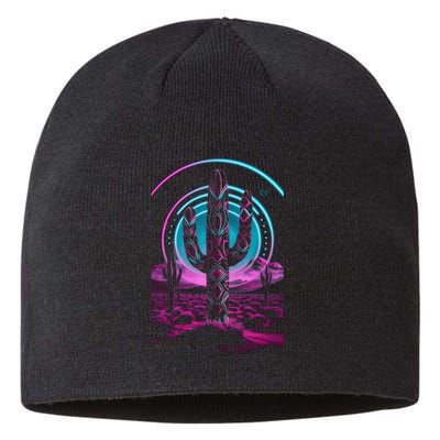 Cool Artsy Desert Cactus Sustainable Beanie