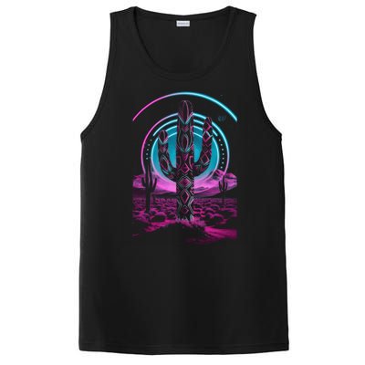 Cool Artsy Desert Cactus PosiCharge Competitor Tank