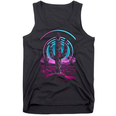 Cool Artsy Desert Cactus Tank Top