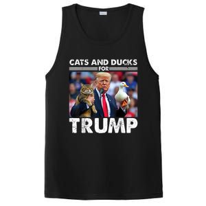 Cats And Ducks For Trump 2024 Kittens And Ducks For Trump PosiCharge Competitor Tank