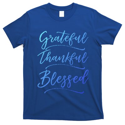 Christian Art Design Jesus Gift Grateful Thankful Blessed Gift T-Shirt